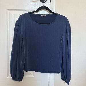 Madewell Deep Blue Blouse